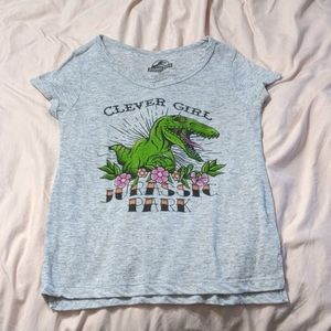 Jurassic Park Clever Girl Tattoo Style Tee